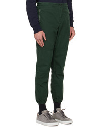 Ps By Paul Smith Green Paneled Trousers