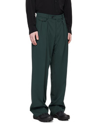 RAINMAKER KYOTO Green Pleated Trousers