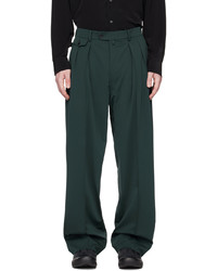 RAINMAKER KYOTO Green Pleated Trousers