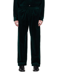 Acne Studios Green Relaxed Fit Trousers