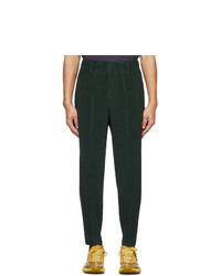 Homme Plissé Issey Miyake Green Rock Trousers