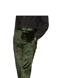 Paul Smith Green Velvet Trousers