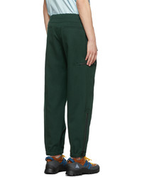 Lanvin Green Virgin Wool Lounge Pants
