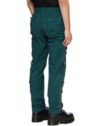 Undercoverism Green Zip Trousers