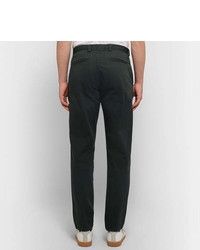 Acne Studios Isher Slim Fit Cotton Twill Trousers