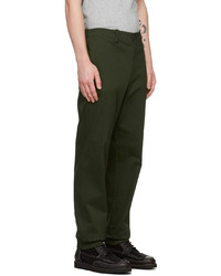 Ps By Paul Smith Khaki Technical Chino Trousers