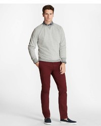 Brooks Brothers Slim Fit Gart Dyed Stretch Chinos