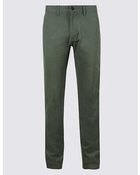 Marks and Spencer Slim Fit Pure Cotton Chinos