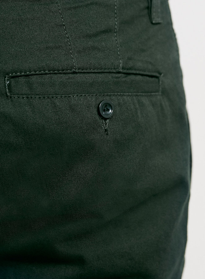 dark green chinos