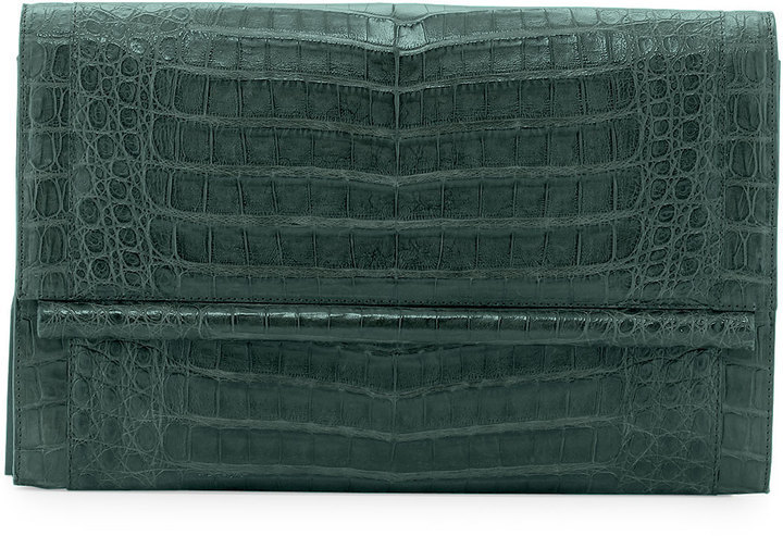 forest green clutch