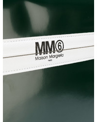 MM6 MAISON MARGIELA Logo Strap Flat Clutch