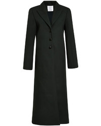 Rosie Assoulin Sophisticate Coat In Evergreen Neo Wool