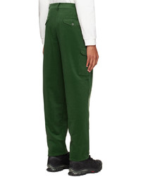Descente Allterrain Green Pleated Cargo Pants