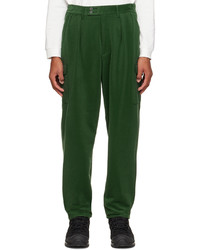 Descente Allterrain Green Pleated Cargo Pants