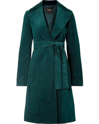 Dark Green Corduroy Coat