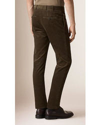 Burberry Prorsum Straight Fit Corduroy Trousers