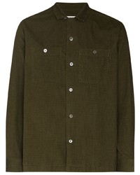 Wood Wood Dylan Corduroy Buttoned Shirt
