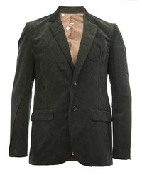 Undercover Notched Lapel Ribbed Blazer