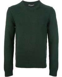 Dark Green Crew-neck Sweater