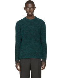 Asauvage Green Mohair Knit Sweater