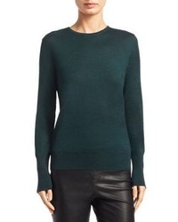 Saks Fifth Avenue Collection Merino Silk Crewneck Sweater