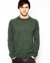 Asos Crew Neck Sweater Green