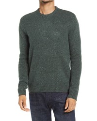 Madewell Crewneck Sweater In Midnight Green Donegal At Nordstrom