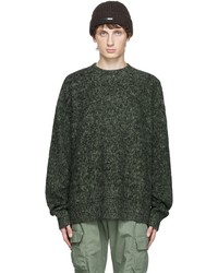 Oamc Green Black Moulin Whistler Sweater