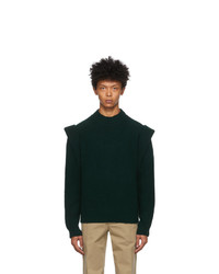 Isabel Marant Green Cashmere And Wool Pavel Sweater