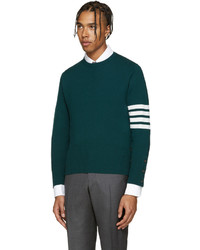 Thom Browne Green Cashmere Pullover
