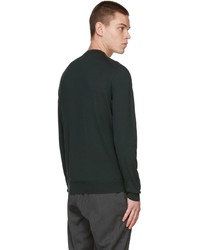 Ermenegildo Zegna Green Cashmere Sweater