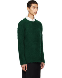 Comme Des Garcons Homme Plus Green Crewneck Sweater