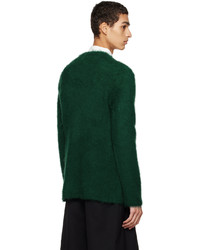 Comme Des Garcons Homme Plus Green Crewneck Sweater