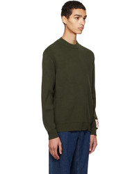 Golden Goose Green Distressed Sweater