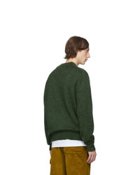 Schnaydermans Green Mohair Crewneck Sweater