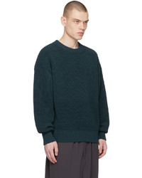 RAINMAKER KYOTO Green Rib Sweater