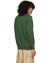 Beams Plus Green Roll Neck Sweater