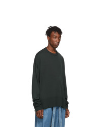 Wooyoungmi Green Vented Sweater