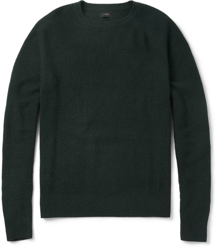 J.Crew Waffle Knit Crew Neck Sweater | Where to buy & how to wear