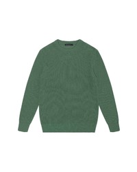 French Connection Mozart Ribbed Cotton Crewneck Sweater