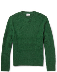 Acne Studios Peele Textured Wool And Cashmere Blend Sweater