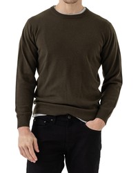 Rodd & Gunn Queenstown Wool Cashmere Sweater In Khaki At Nordstrom