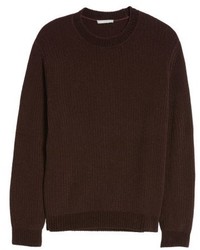 Vince Ribbed Crewneck Sweater
