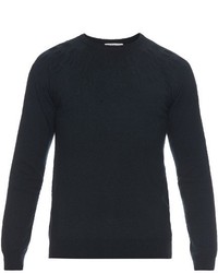 Balenciaga Round Neck Embossed Sweater