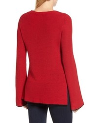Vince Camuto Tipped Bell Sleeve Sweater