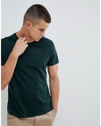 Burton Menswear Crew Neck T Shirt In Mid Green