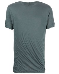 Rick Owens Gathered Detail Short Sleeved T Shirt