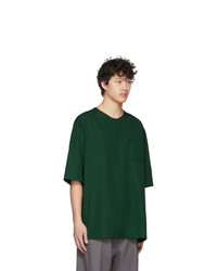 Lemaire Green Cotton T Shirt