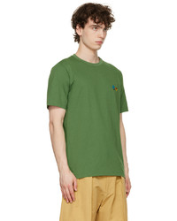 Paul Smith Green Paint Splatter T Shirt