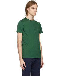 Lacoste Green Pima Cotton Logo T Shirt